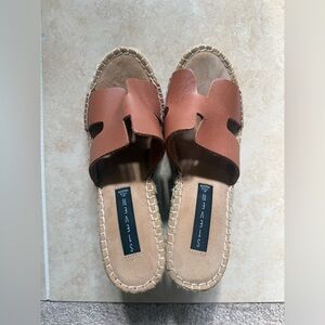 STEVEN By Steve Madden Brown Leather Sandals